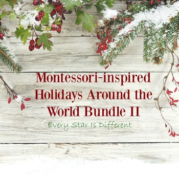 Preview of Montessori-inspired Holidays Around the World Bundle II