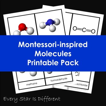 Preview of Montessori-inspired Molecules Printable Pack