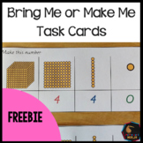 Montessori math: Golden Beads 'Make me' SAMPLE FREEBIE