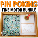 Pin Poking Bundle for Montessori Activities or Fine Motor Centers