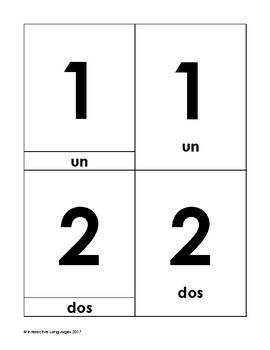 Preview of Montessori vocabulary 3-part cards numbers (1-10) Catalan