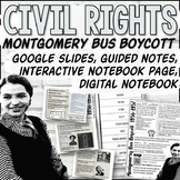 Montgomery Bus Boycott PowerPoint & Guided Notes
