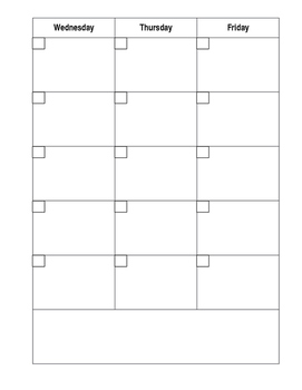 Month + 5 Week Blank Lesson Planner (Block Schedule) by hypatiam