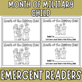 Month of Military Child Emergent Reader Mini Book for Youn