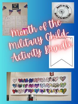 Preview of BUNDLE - Month of the Military Child Activities (April)
