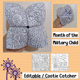 Month of the Military Child Activities Cootie Catcher Craf
