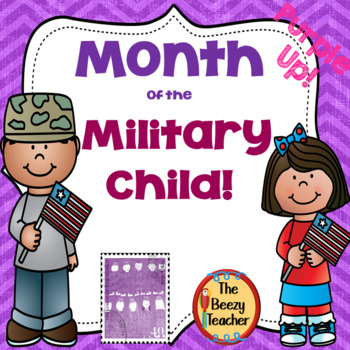 Preview of Month of the Military Child - Purple Up | Military Child | Activities