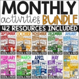 Monthly Activities BUNDLE (DIGITAL & PRINT OPTIONS FOR EVE