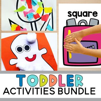 Preview of Seasonal Toddler Activities for the Entire Year - Shapes, Crafts, Line Tracing