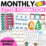 Monthly Alphabet Writing Activities | Letter Formation & H