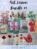 Bundle #1: Monthly Art Lessons for the whole school year