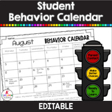 Monthly Behavior Calendars for Back to School