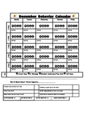 Monthly Behavior Chart -Log