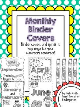 Preview of Monthly Binder Covers!