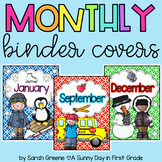 Monthly Binder Covers