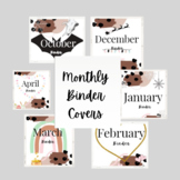 Monthly Binder Covers