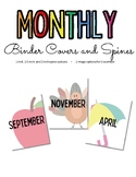Monthly Binder Covers (with spines)