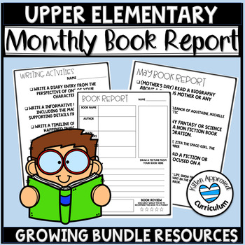 Preview of Book Report Choice Board Template Genre Books