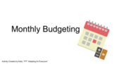 Monthly Budget 1 (Two Levels)