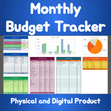 Monthly Budget Planner - Track Subscriptions, Income, Bill