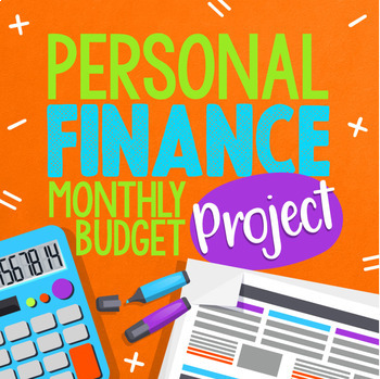 Preview of Personal Finance, Budgeting, and Planning Monthly Project