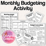 Monthly Budgeting Activity | Personal Financial Literacy