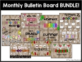 Spring Bulletin Board Set - Hip-Hopping into Spring by The Idea