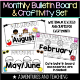 Monthly Bulletin Board & Craftivities Set {A Full Year of 