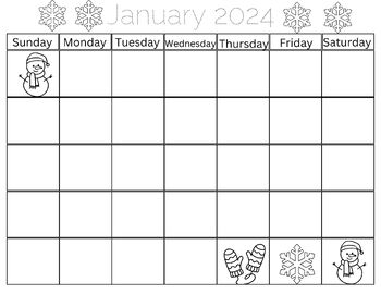 Monthly Calendar by Teacher Wife Mama Life | TPT