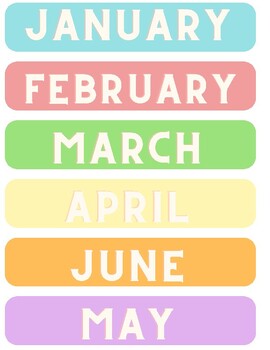 Preview of Monthly Calendar