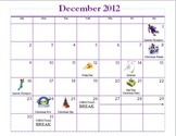 Monthly Calendar Assignment