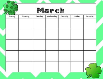 Monthly Calendar Templates by OurDayInK | Teachers Pay Teachers