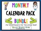 2023-2024  Monthly Calendar/Math Packs for Smartboard - En