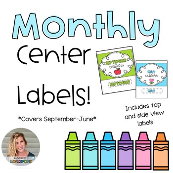 Preview of Monthly Center Labels