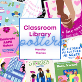 Monthly Classroom Library Posters | Engaging for Independe