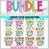 Monthly Create Your Own Pattern Calendar Cards for the FUL