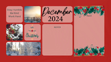 Monthly Desktop Wallpaper Organized Background 2024: December