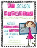 Monthly Diary and Calendar Set- Primary and Intermediate Lines