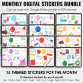 Monthly Digital Stickers BUNDLE