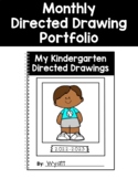 Monthly Directed Drawing Portfolio - Preschool, Pre-K, Kin