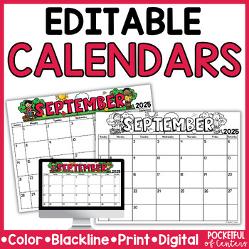 monthly editable calendars 2022 2023 with free updates printable calendars