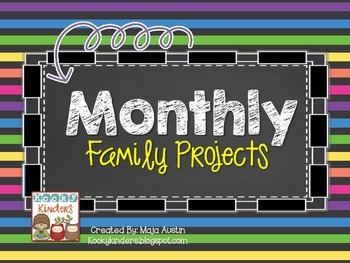 Preview of Monthly Family Projects