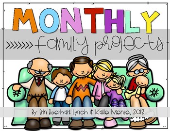 Preview of Monthly Family Projects (August - June)