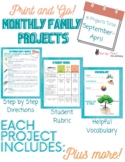 Monthly Family Projects - Full Year Routine