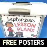 Monthly File Organizer Printable Posters FREE Lesson Plans