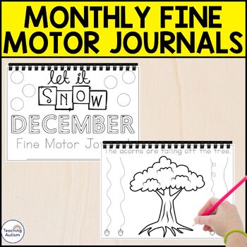 Preview of Monthly Fine Motor Journals for the Year | Fine Motor Skills Morning Work