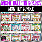 Monthly Gnome Bulletin Board BUNDLE