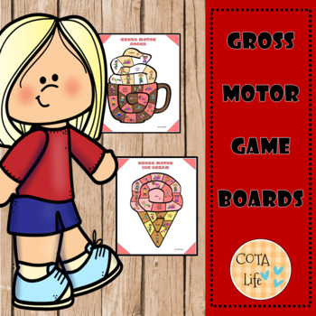 Preview of Monthly Gross Motor Game Boards