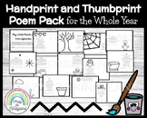 Monthly Handprint Poem Pack for Kindergarten for the Whole