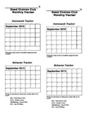 Monthly Homework & Behavior Tracker
